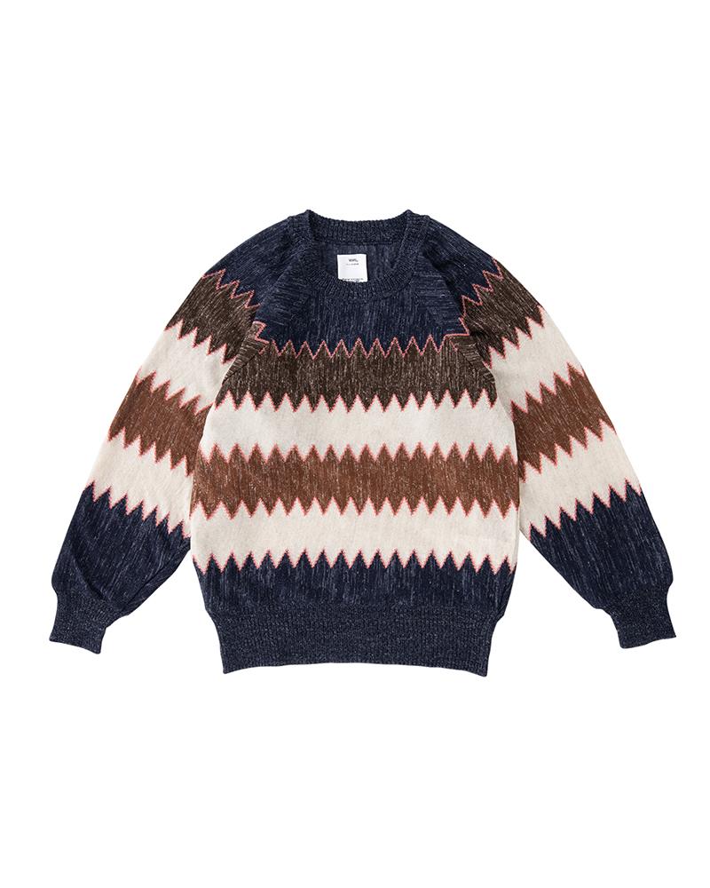 CREW KNIT W ZIG-ZAG | Visvim Official North American Web Store